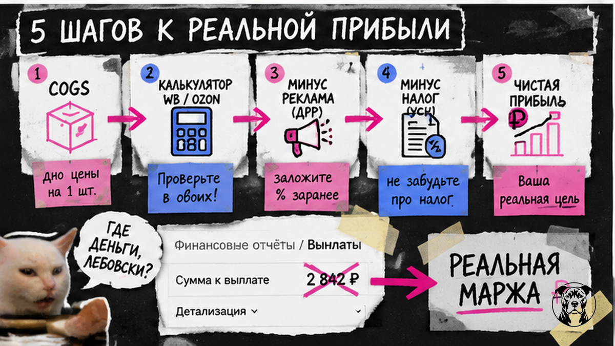Workflow: от COGS до чистой прибыли — что не показывает калькулятор МП