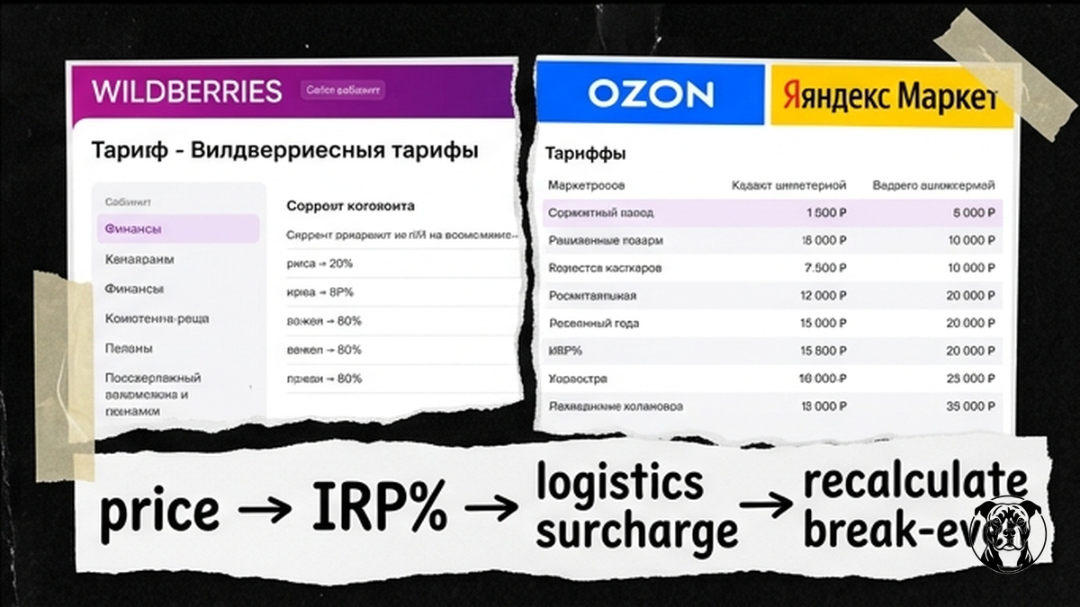 Workflow: как ИРП Wildberries с марта 2026 влияет на точку безубыточности
