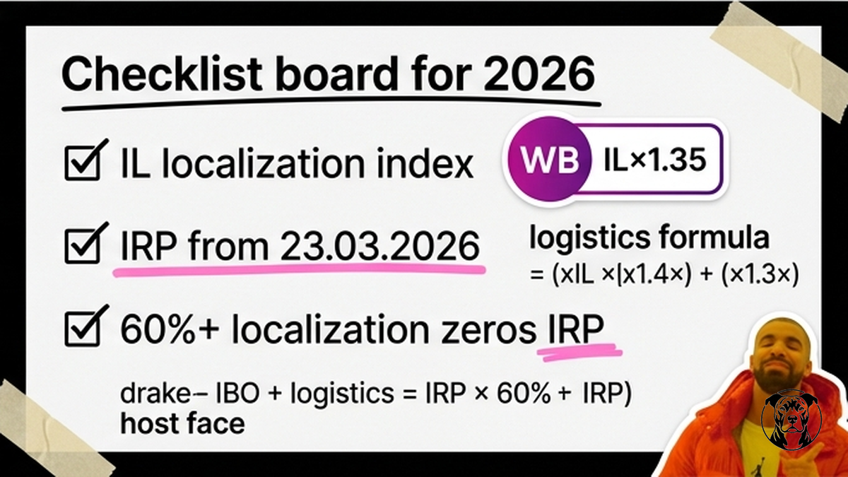 Чеклист учёта ИЛ и ИРП в формуле логистики Wildberries 2026