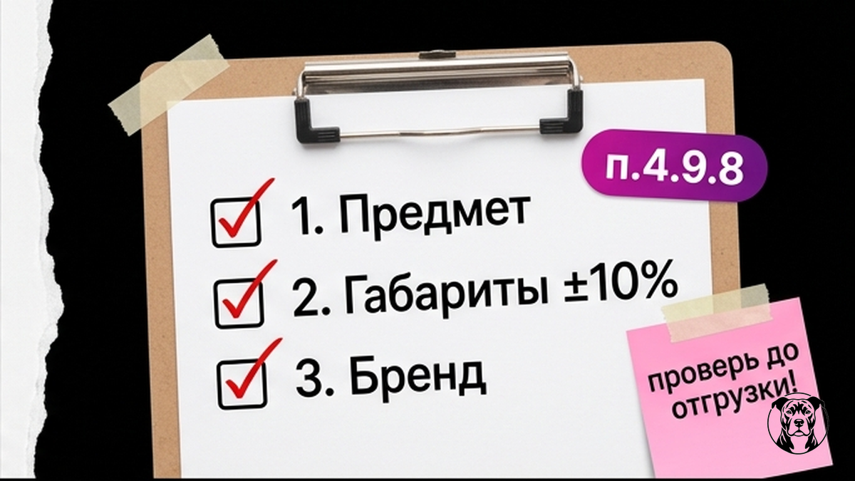 Чеклист трёх параметров WB для поставки FBW с 15 августа: предмет, габариты, бренд
