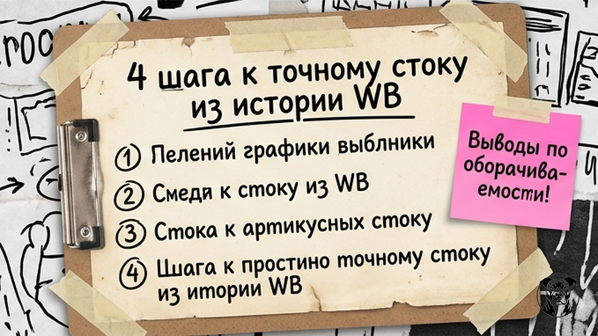 Чеклист расчёта среднего товарного запаса при частых поставках