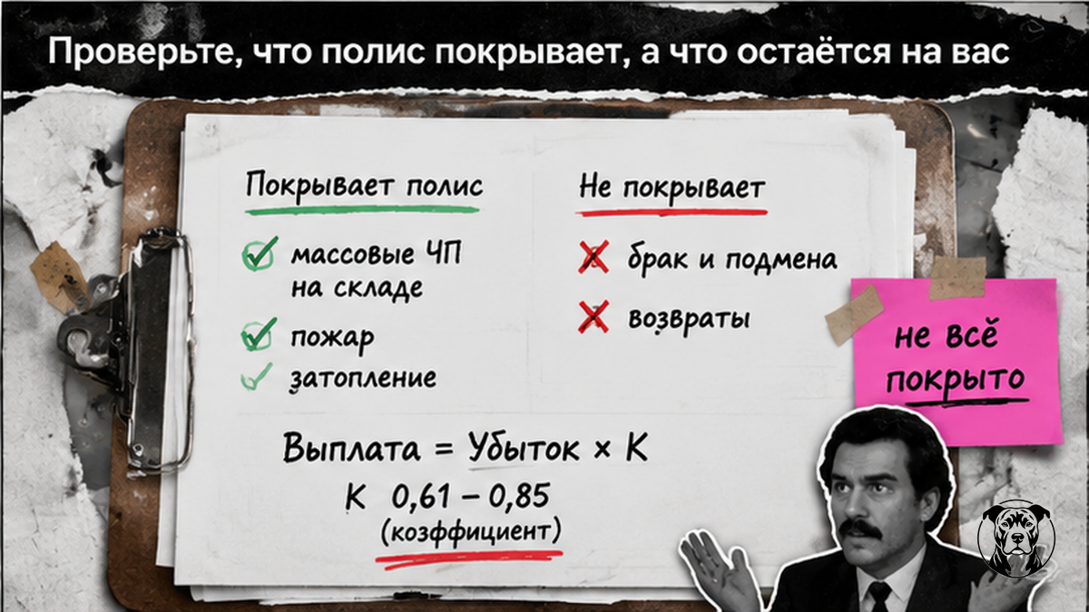 Чеклист покрытия страховки Ozon: что входит в полис, а что остаётся на селлере